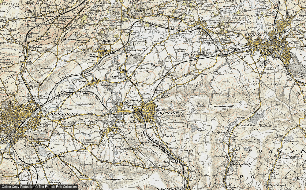 Old Map of Hillock Vale, 1903 in 1903
