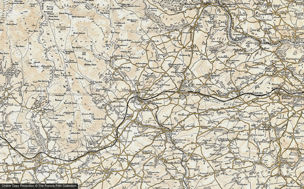 Old Map of Hillside, 1899 in 1899