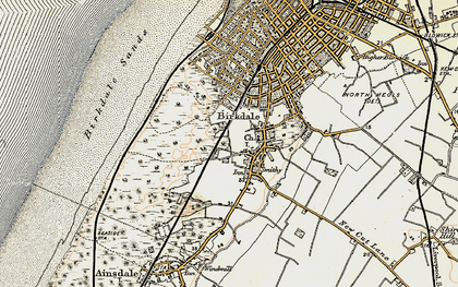 Old map of Hillside in 1902-1903