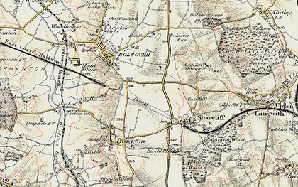 Old map of Hillstown in 1902-1903