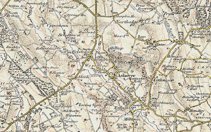 Old map of Hilltop in 1902-1903