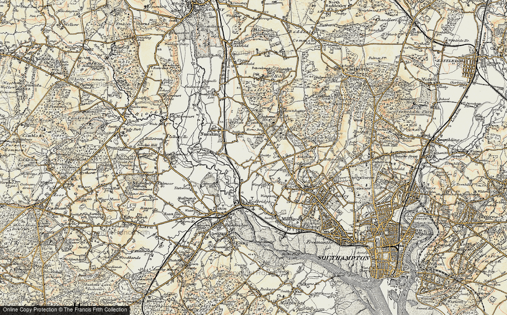 Old Map of Hillyfields, 1897-1909 in 1897-1909