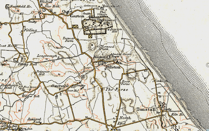 Old map of Admiral Storr's Tower in 1903-1908