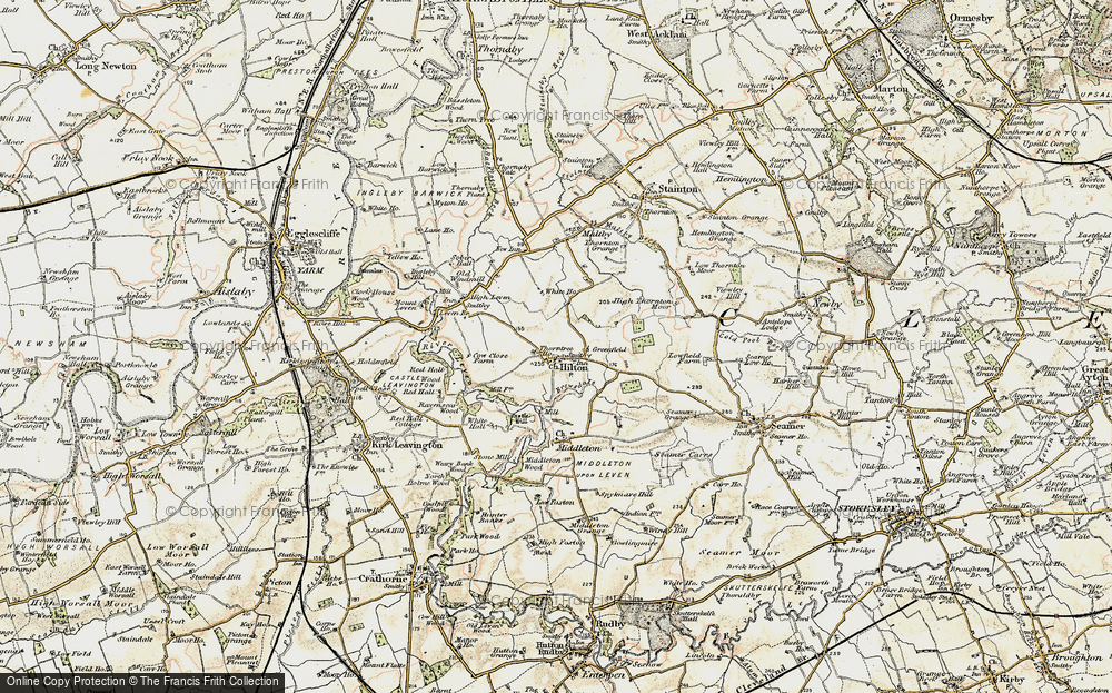 Old Map of Hilton, 1903-1904 in 1903-1904