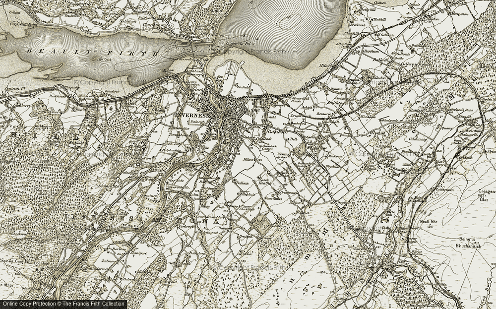 Old Map of Hilton, 1908-1912 in 1908-1912