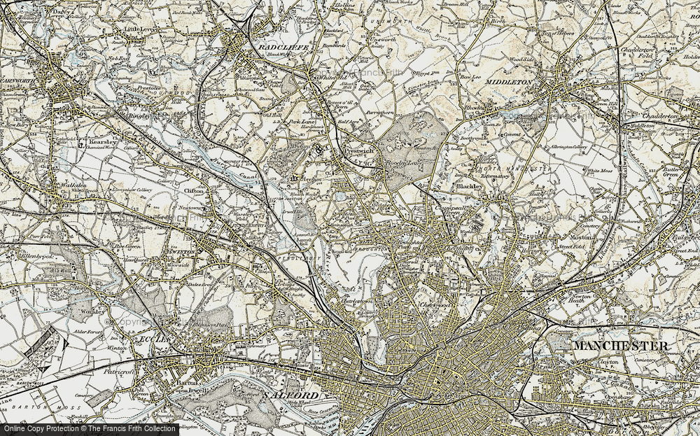 Old Map of Hilton Park, 1903 in 1903