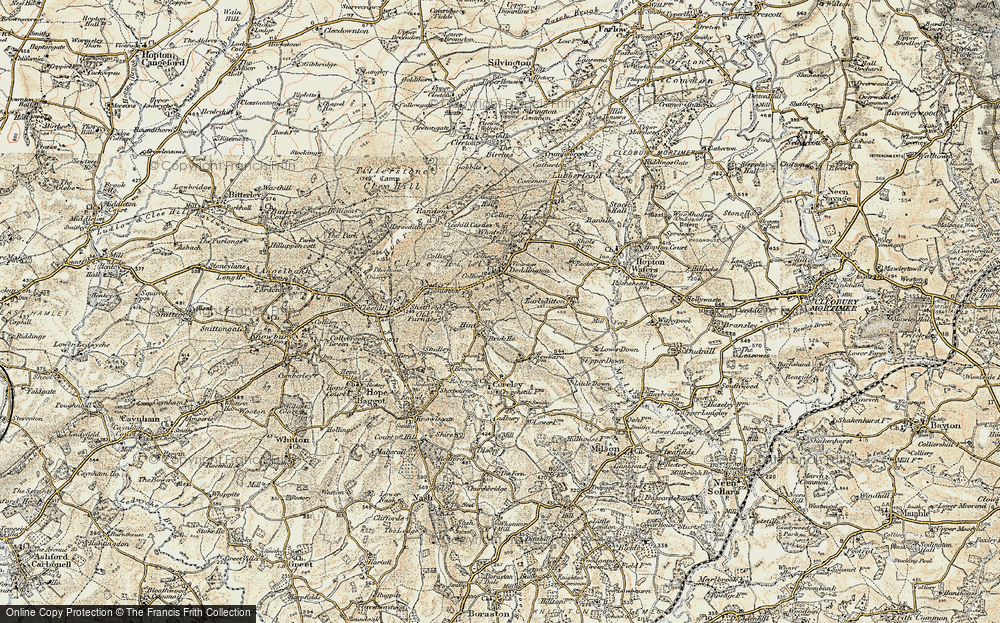 Old Map of Hints, 1901-1902 in 1901-1902