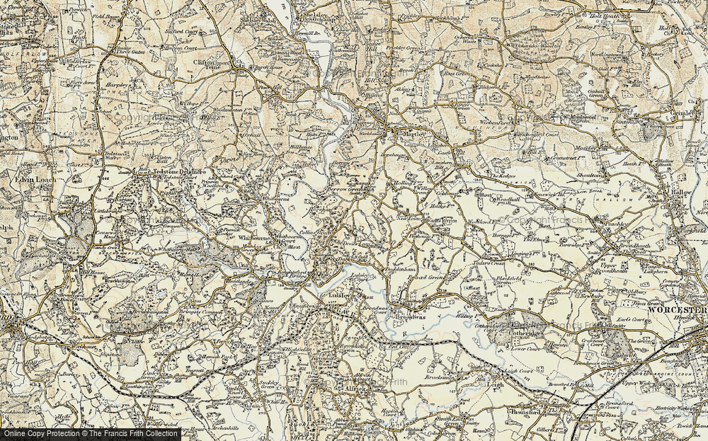 Old Map of Hipplecote, 1899-1902 in 1899-1902