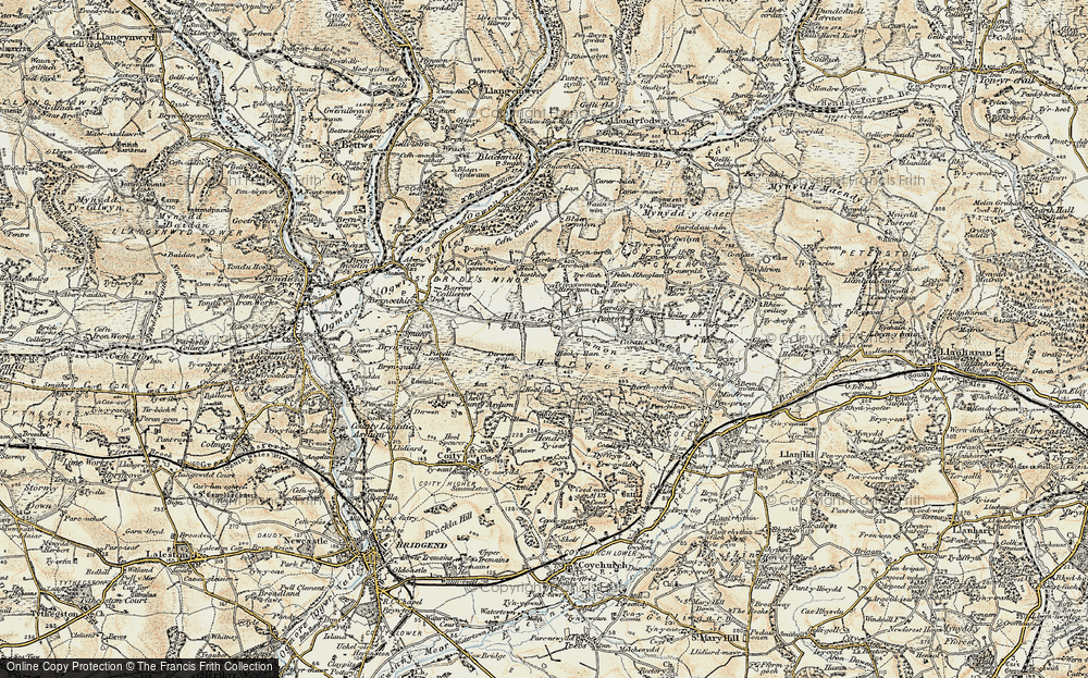 Old Maps Of Hirwaun Common, Mid Glamorgan - Francis Frith