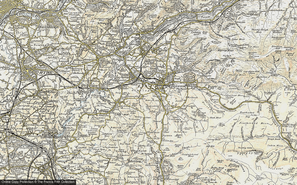 Old Map of Hobroyd, 1903 in 1903