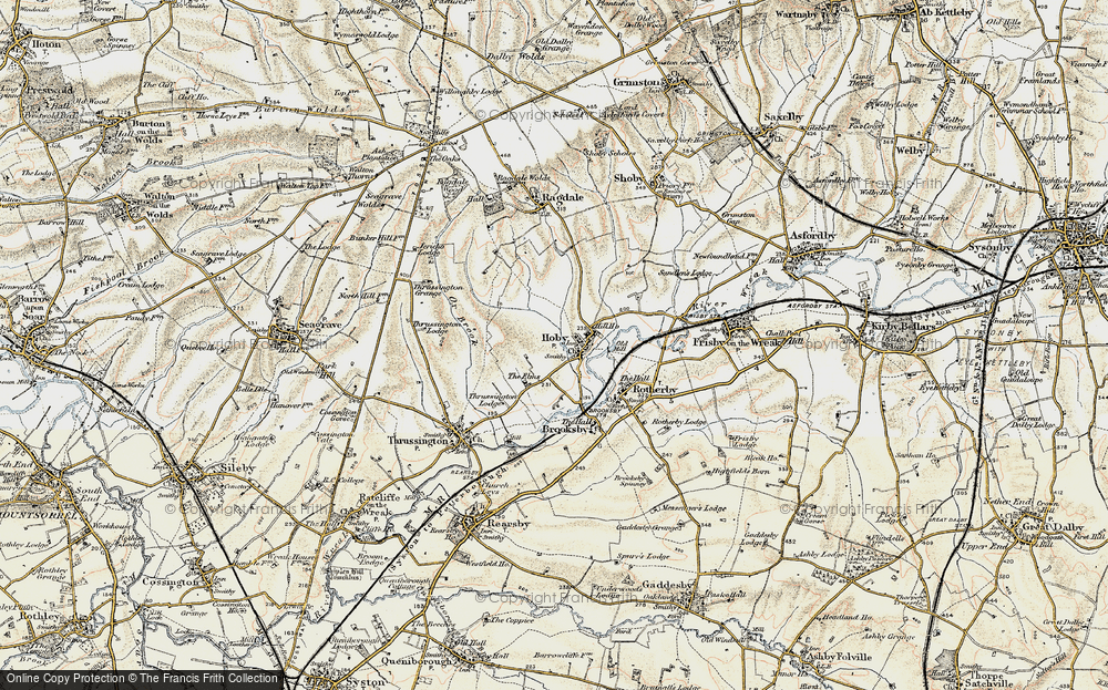 Old Map of Hoby, 1902-1903 in 1902-1903