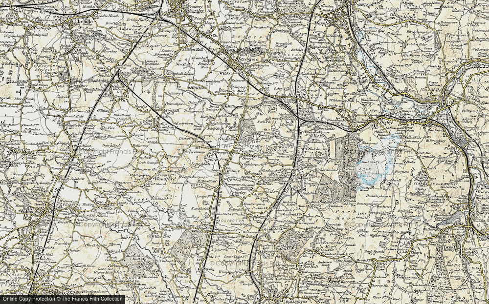 Old Map of Hockley, 1902-1903 in 1902-1903