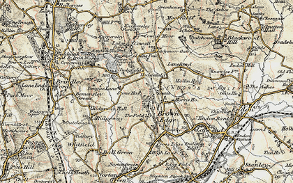 Old map of Hodgefield in 1902-1903