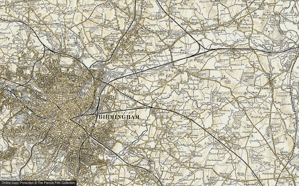 Old Map of Hodgehill, 1901-1902 in 1901-1902