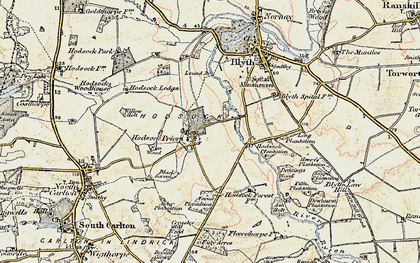 Old map of Ash Holt in 1902-1903
