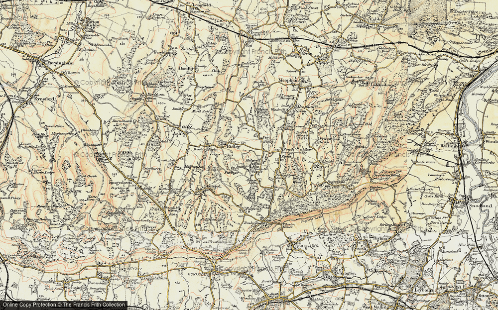 Old Map of Hodsoll Street, 1897-1898 in 1897-1898
