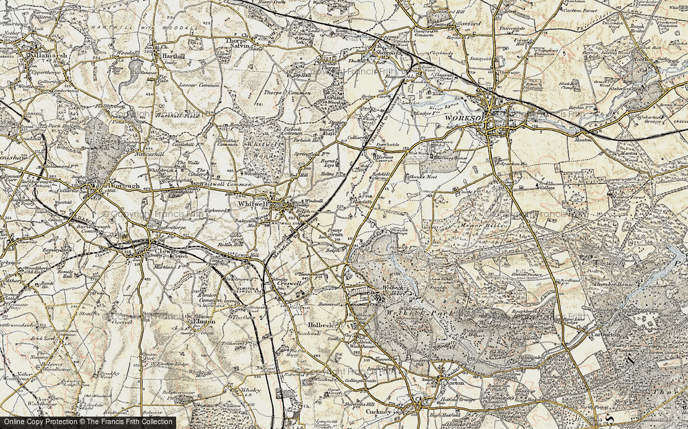 Old Map of Hodthorpe, 1902-1903 in 1902-1903