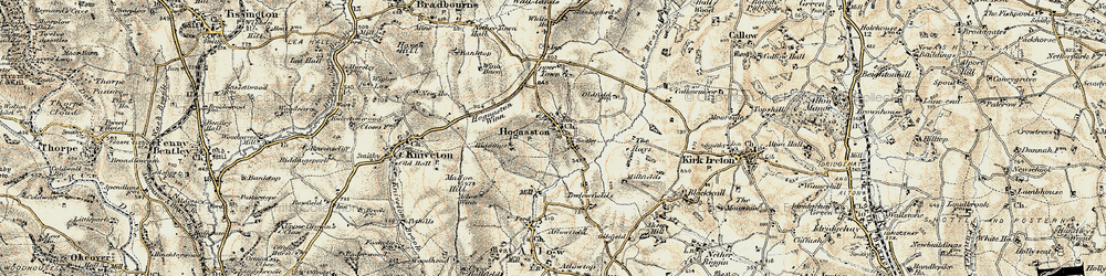 Old map of Atlow Winn in 1902