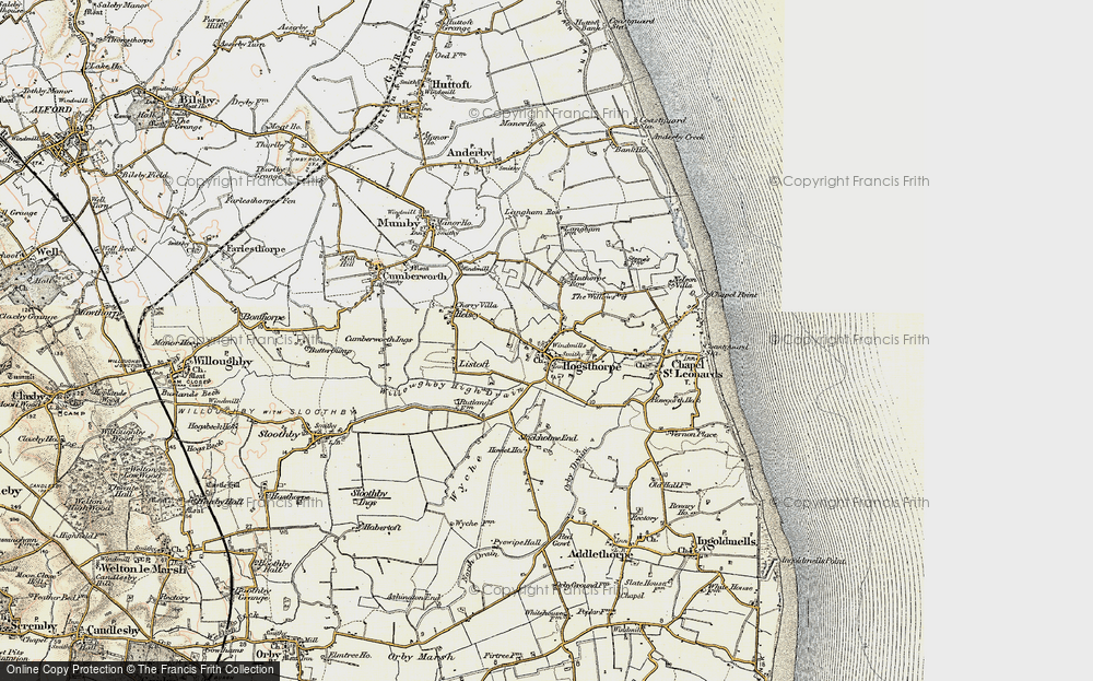 Old Map of Hogsthorpe, 1902-1903 in 1902-1903