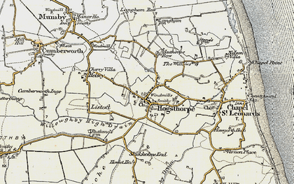 Old map of Hogsthorpe in 1902-1903