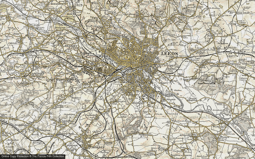 Old Map of Holbeck, 1903 in 1903