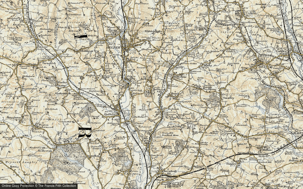 Old Map of Holbrook, 1902-1903 in 1902-1903