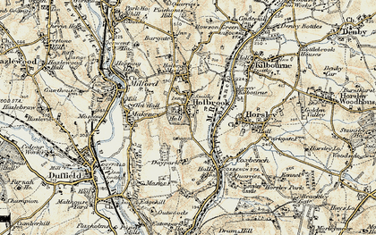 Old map of Holbrook in 1902-1903