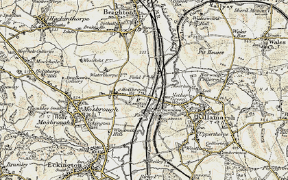 Old map of Holbrook in 1902-1903