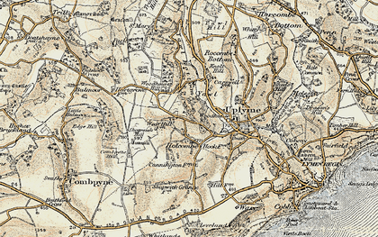 Old map of Woodhouse in 1899