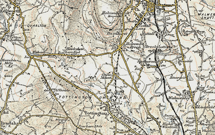 Old map of Holcombe Brook in 1903