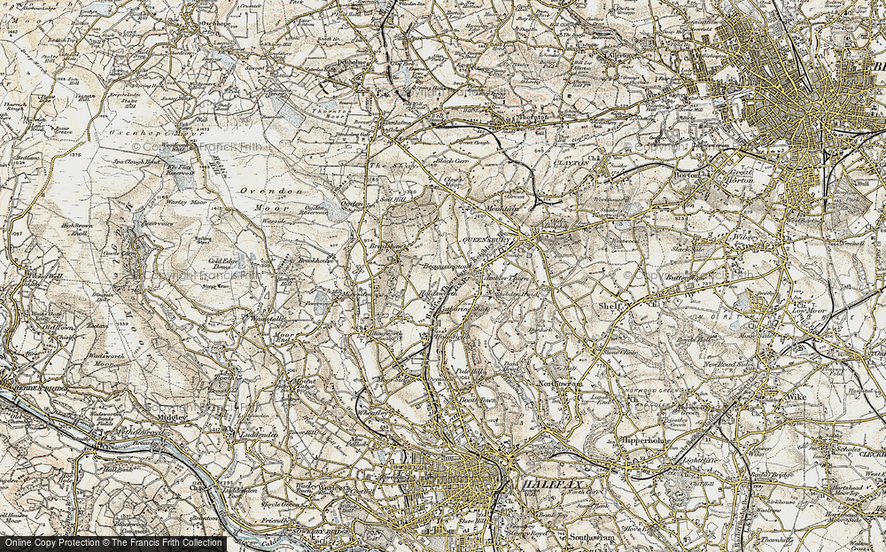 Old Map of Holdsworth, 1903 in 1903