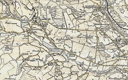 Old map of Holdworth in 1903