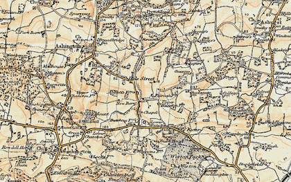 Old map of Brownhill in 1898
