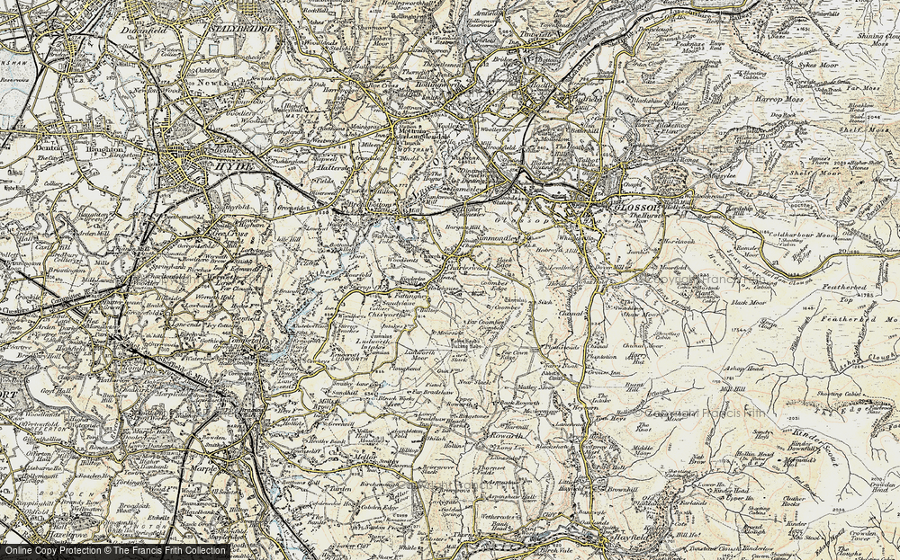 Old Map of Holehouse, 1903 in 1903