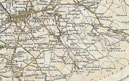 Old map of Alder Hurst in 1903-1904