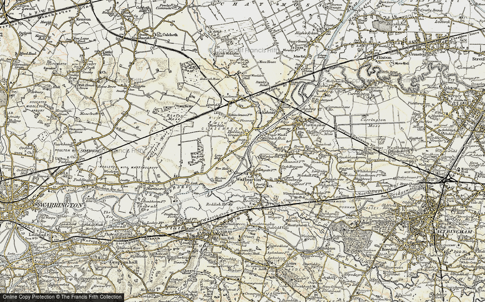 Old Map of Hollinfare, 1903 in 1903