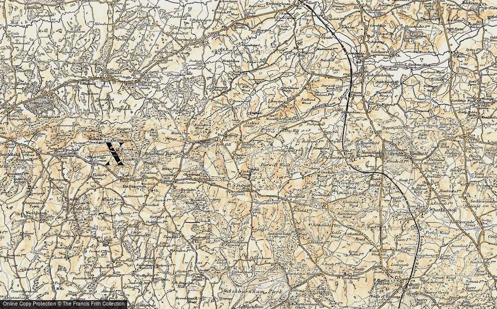 Old Map of Hollingrove, 1898 in 1898