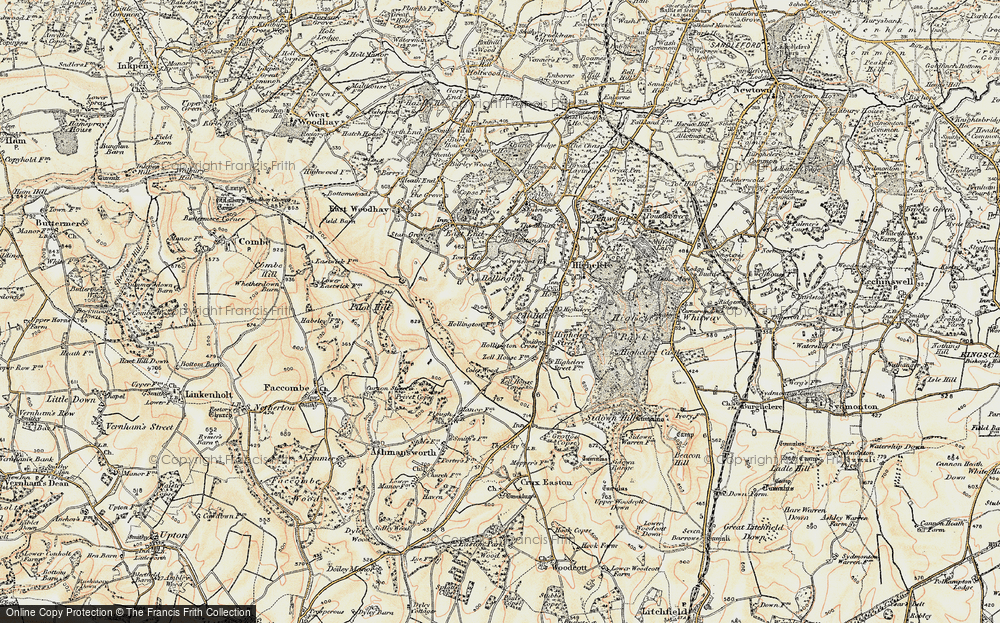 Old Map of Hollington, 1897-1900 in 1897-1900