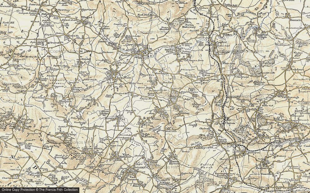 Old Map of Hollow Brook, 1899 in 1899