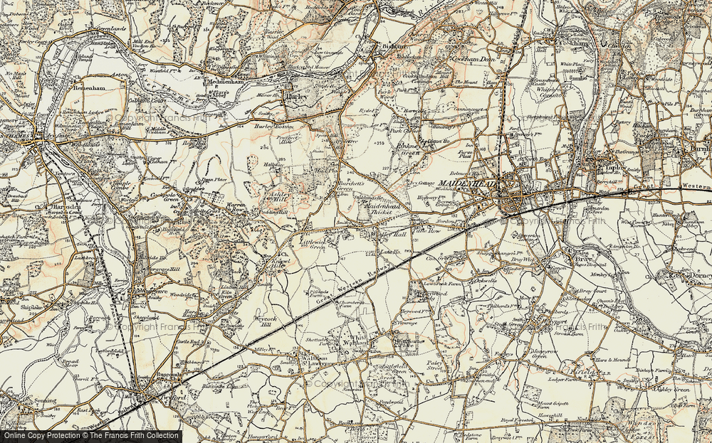 Old Map of Holloway, 1897-1909 in 1897-1909
