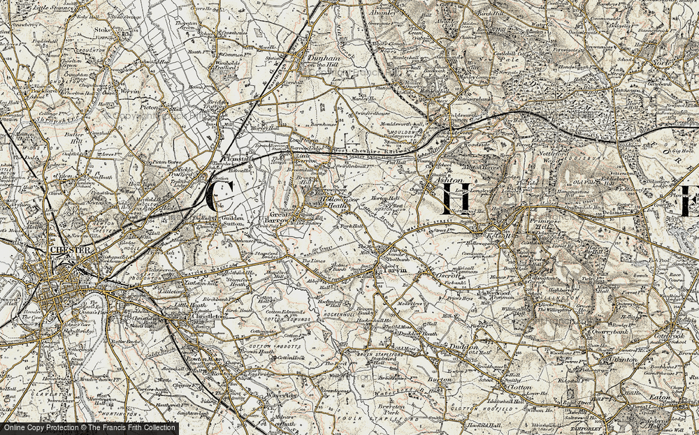 Old Maps of Hollowmoor Heath, Cheshire - Francis Frith