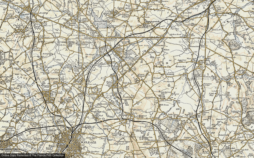 Old Map of Holly Bank, 1902 in 1902