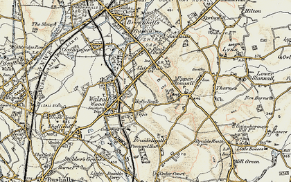 Old map of Holly Bank in 1902