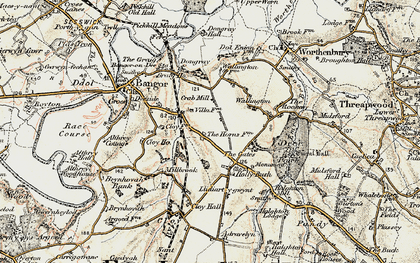 Old map of Beeches in 1902