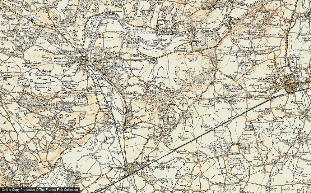 Old Map of Holly Cross, 1897-1909 in 1897-1909