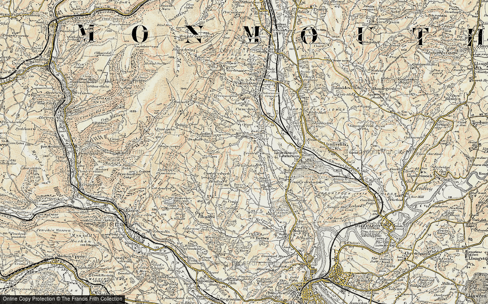 Old Map of Hollybush, 1899-1900 in 1899-1900