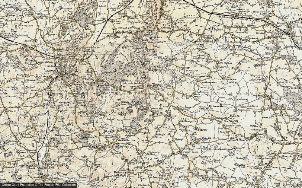Old Map of Hollybush, 1899-1901 in 1899-1901