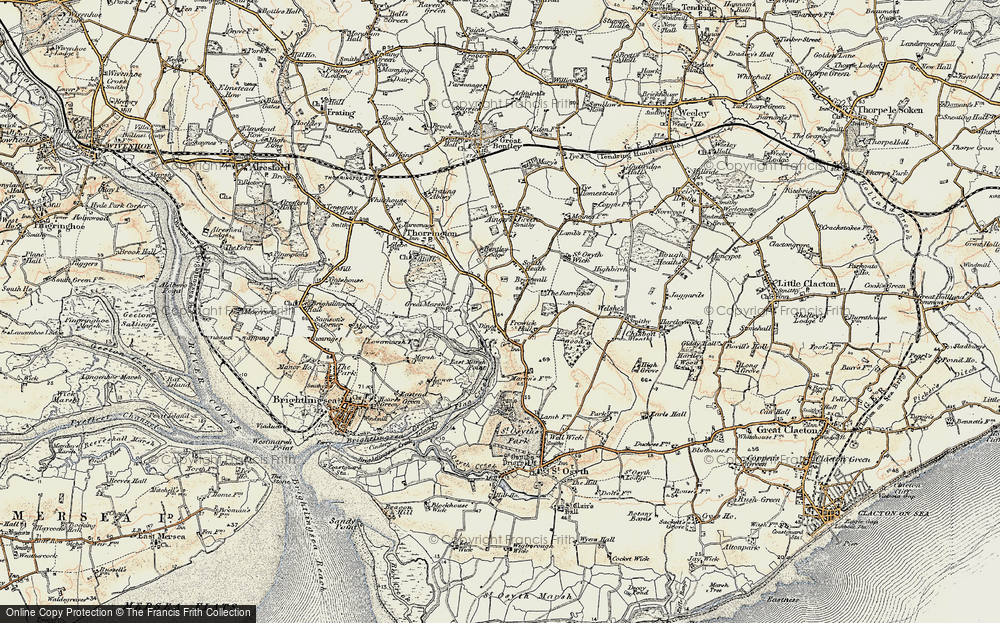 Old Map of Hollybush Hill, 0-1899 in 0-1899