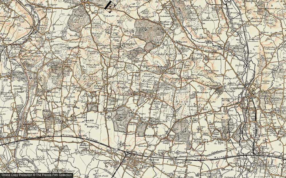 Old Map of Hollybush Hill, 1897-1909 in 1897-1909