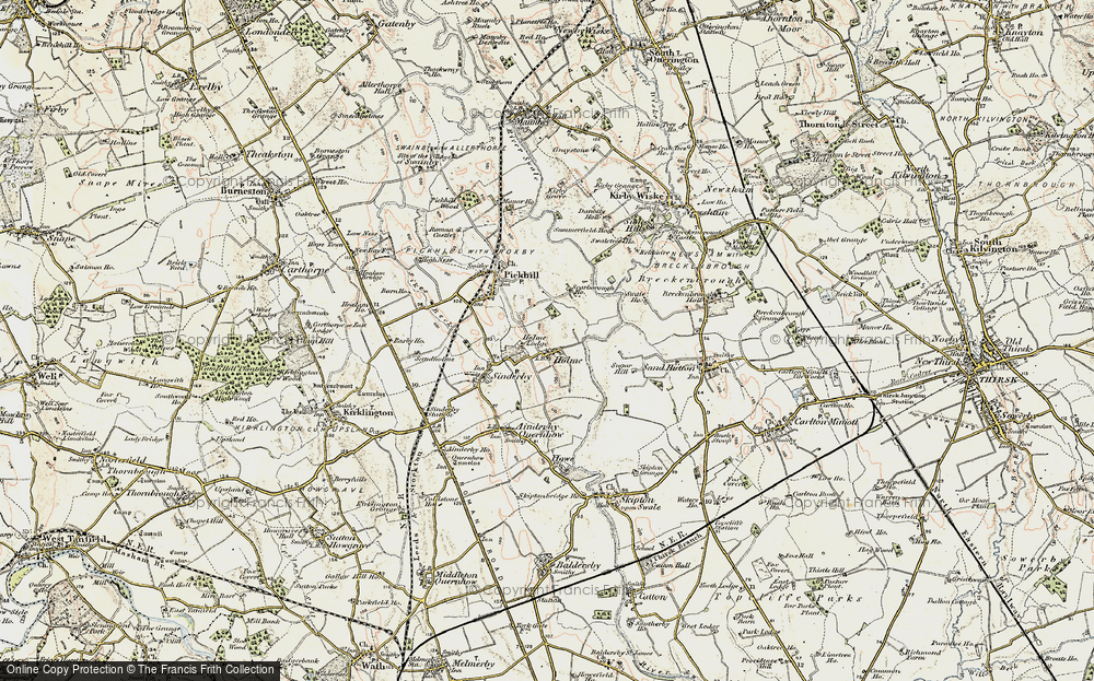 Old Map of Holme, 1903-1904 in 1903-1904